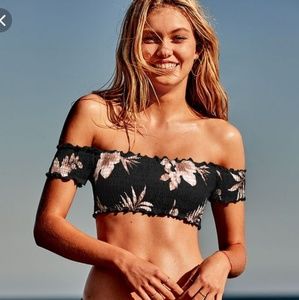 Victoria Secret Smocked Bikini Top